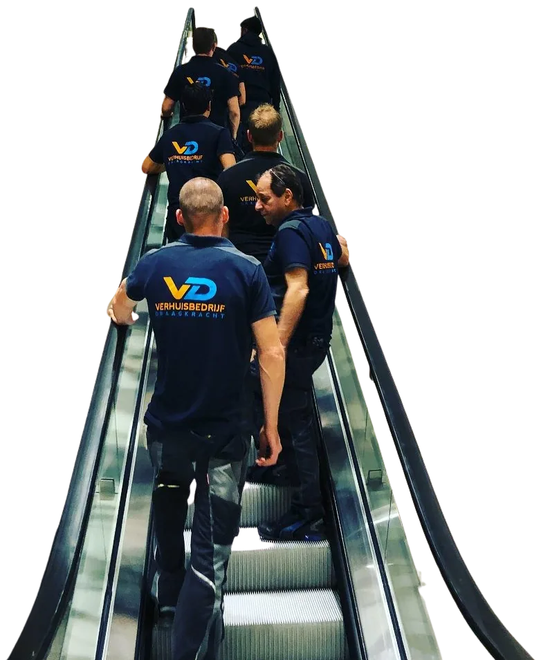 Het team van Verhuisbedrijf Draagkracht onderweg naar een klus